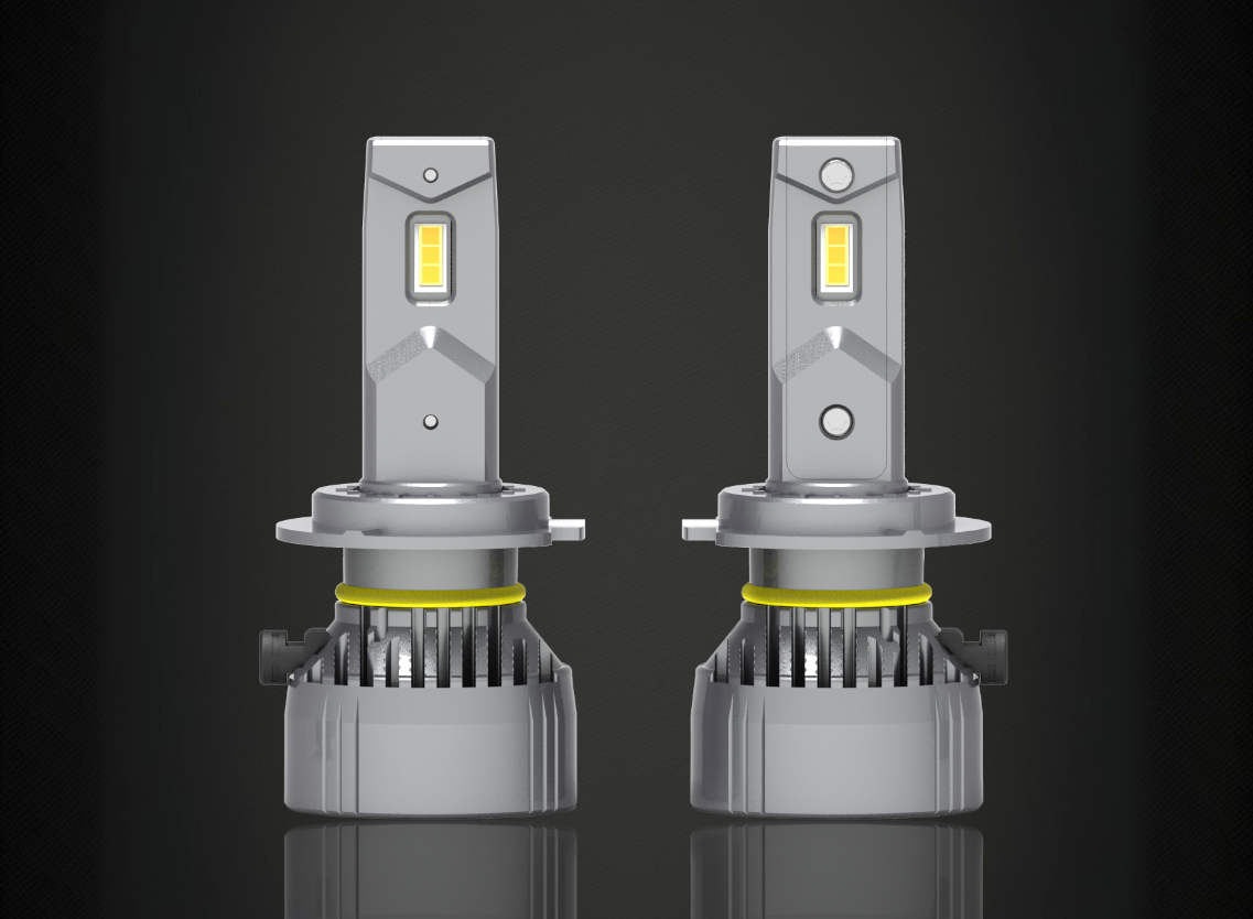 Quartz H7 LED Bulbs Kit 360° CANBUS | Powerful White Light 6500K 55W