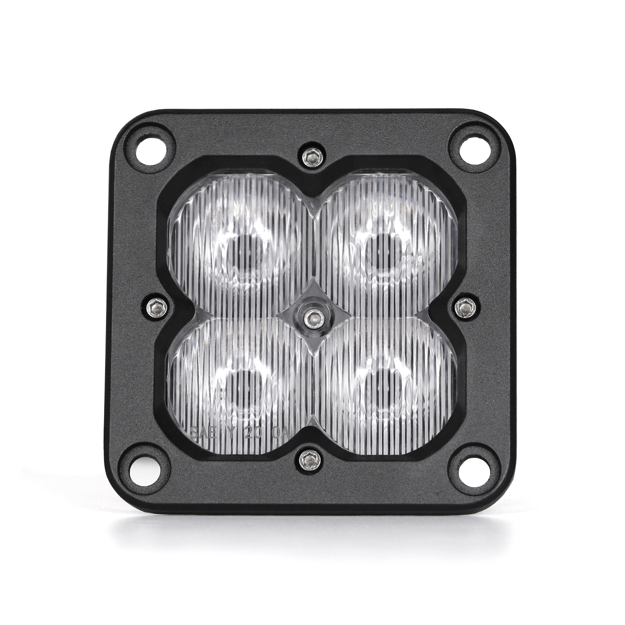 Hound Isolere Modstander Concept Series Pod, 3” Cube LED Pod Lights, Driving Beam, Flush Mount -  41122 -