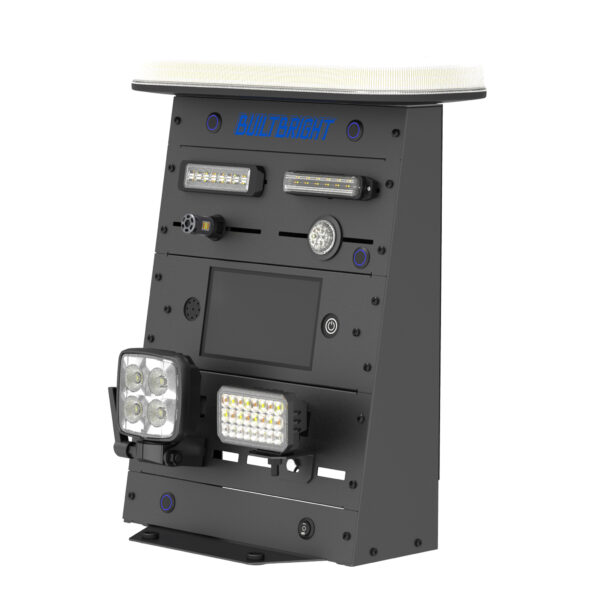 BUILTBRIGHT® Countertop Display with 4 Strobes, 2 Work Lights (1 EA) - BB10P01