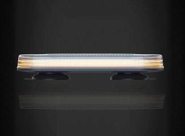Work Bar Strobe 15, Mini Light Bar 15 Inch, Amber/White, All In One Package (1EA) - BB6011B