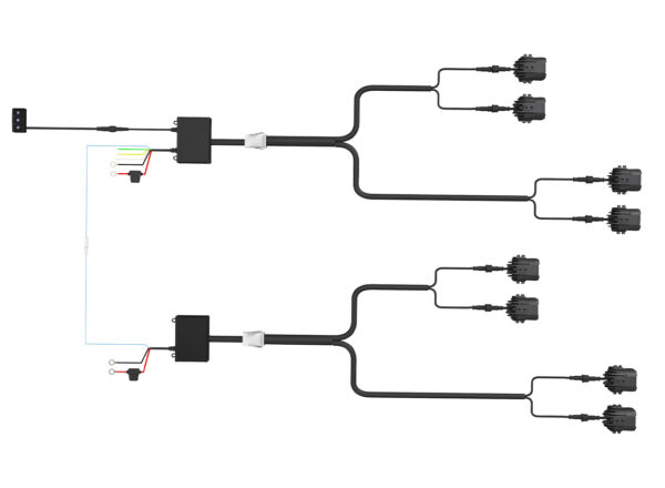 Concept Pod Mini I, Dual Color White/Yellow, Driving Beam (8 EA) - 4118D