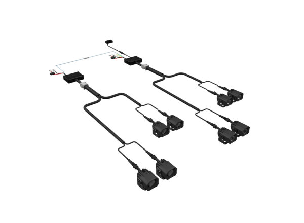 Concept Pod Mini II, Dual Color White/Yellow, Driving Beam (8 EA) - 4128D