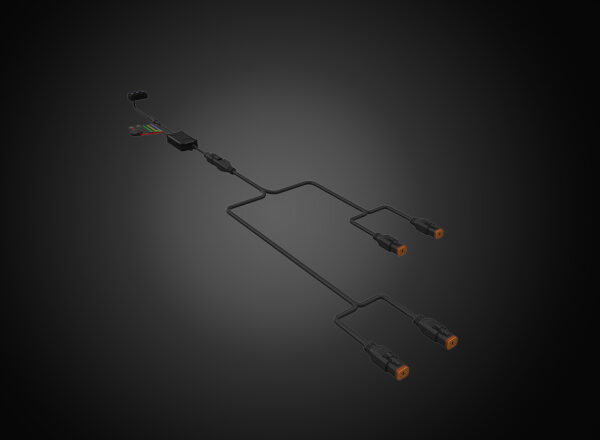 Tiny Monster Grille™ Harness Type B, 4 Lamps (1 EA) - 84034
