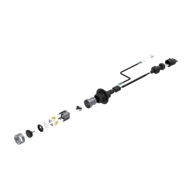 Work Bulb Strobe, WT21W Reverse Light Bulb, SAE Class I, Amber/White (1 EA) - BB3321W