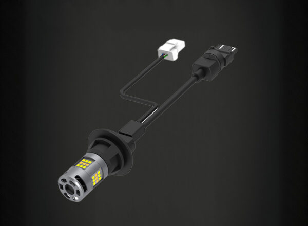 Work Bulb Strobe, WT21W Reverse Light Bulb, SAE Class I, Amber/White (1 EA) - BB3321W