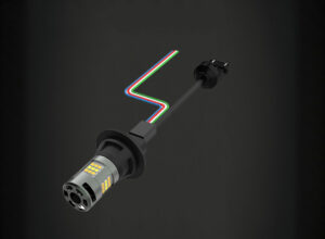 Work Bulb Strobe, 3157A Turn Sigal Bulb, SAE Class I, Amber/White (1 EA) - BB3357A