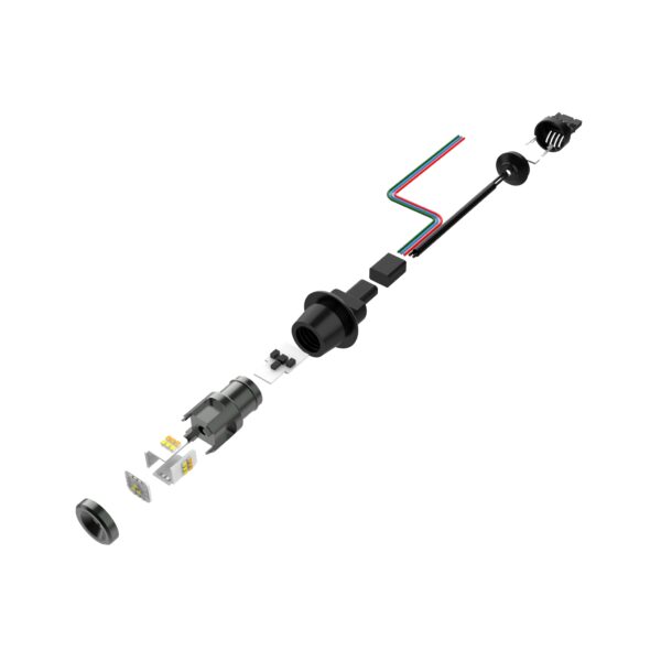 Work Bulb Strobe, 7440 Reverse Light Bulb, SAE Class I, Amber/White (1 EA) - BB3373W