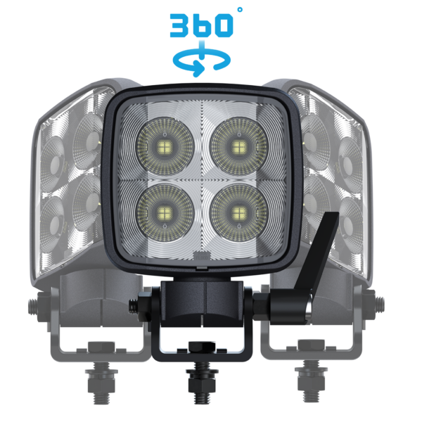 Work Pod Task Max, 5" Work Light, w/ 360° Pivot Bracket, Dual Color White/Amber, 6,800 Lumens (1 EA) - BB45082