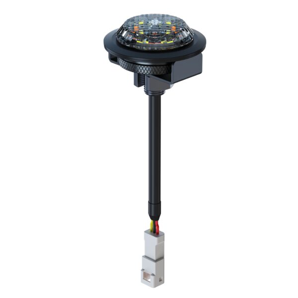 Work Pod Strobe 2, 2" Round Mini Surface Mount Strobe Light, SAE Class I, Amber/White (2 EA) - BB6122B