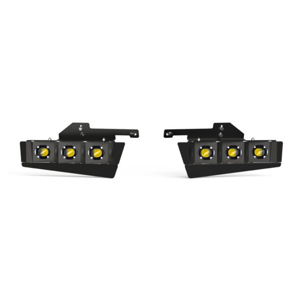 Concept Pod Mini Gen 2 Raptor Steel Bumper Triple Fog Light Kit - 411R2