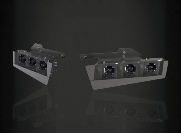 Concept Pod Mini Gen 2 Raptor Steel Bumper Triple Fog Light Kit - 411R2