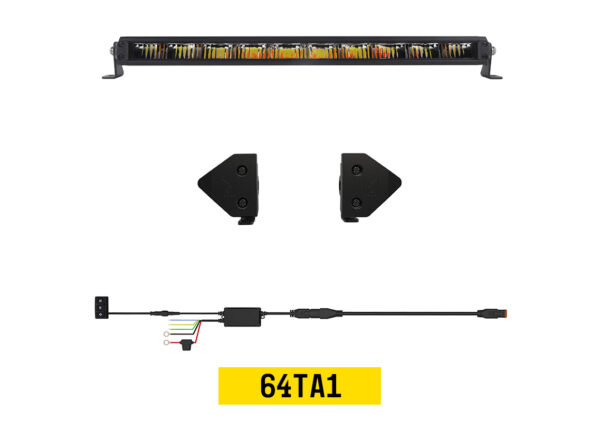 Tiny Monster Grille Kit for Toyota Tundra TRD Pro, 2022-25 (1 Light Bar, Harness, Brackets)-64TA1
